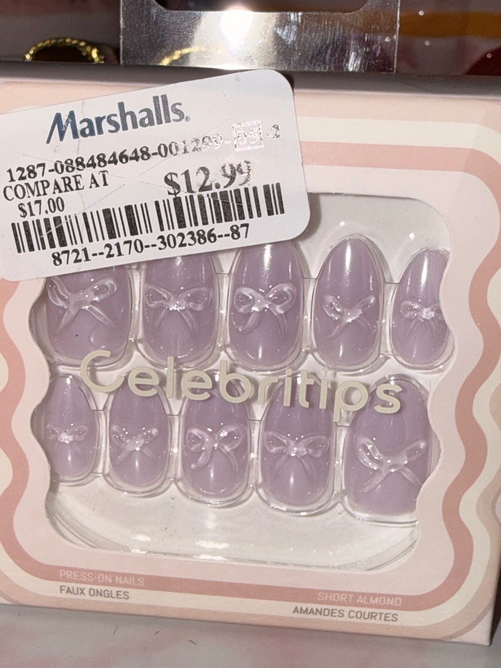 Celebritips 3D Lilac Glaze Press-On Nails in Light Purple